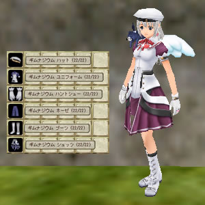 ギムナジウム装備（染色不可）一式