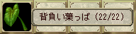  背負い葉っぱ